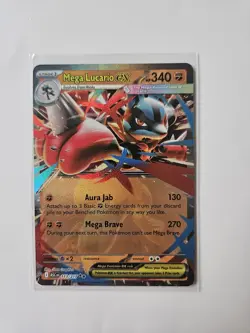 Mega Lucario ex - 113/217 - Double Rare - Ascended Heroes - Pokemon TCG - NM/M - Image 1