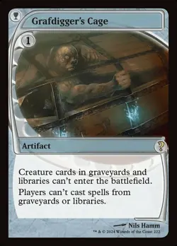 MTG Grafdigger's Cage - Foil, Mystery Booster 2, Lightly Played, English - Image 1