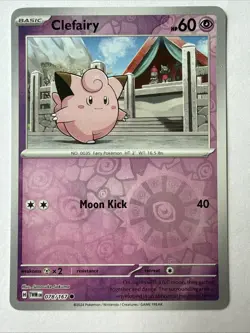 ~Cute cards~ 4 Card Lot Reverse Holo - Psychic type, Clefairy - Pokemon TCG - Image 2