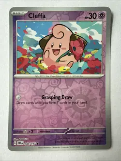~Cute cards~ 4 Card Lot Reverse Holo - Psychic type, Clefairy - Pokemon TCG - Image 4