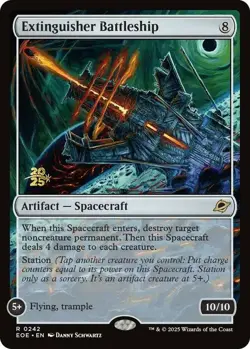 MTG Extinguisher Battleship - Foil - Prerelease Promo, Prerelease & Release Prom - Image 1