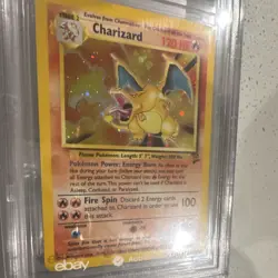 Charizard Base Set 2 Unlimited Holo Rare #4/130 Beckett 9 2000 - Image 5