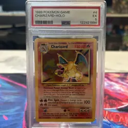 1999 Pokemon Base Set Charizard Holo Rare PSA 5 - Image 1