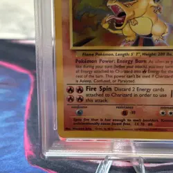 1999 Pokemon Base Set Charizard Holo Rare PSA 5 - Image 5