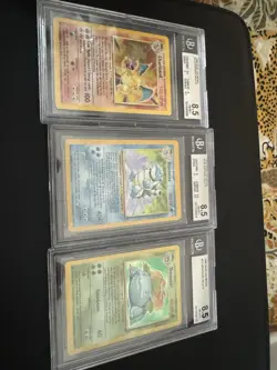 BGS 8.5 1999 Pokemon Base Set Unlimited Holo Charizard Blastoise and Venusaur. - Image 3