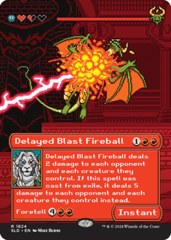 MTG Delayed Blast Fireball (1824), Secret Lair Drop Series, Near Mint, English - Image 1