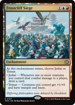 MTG Frostcliff Siege - Foil - Prerelease Promo, Prerelease & Release Promos, Lig - Image 1