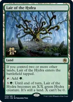 MTG Lair of the Hydra - Foil - Prerelease Promo, Prerelease & Release Promos, Li - Image 1