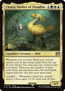 MTG Choco, Seeker of Paradise - Foil - Prerelease Promo, Prerelease & Release Pr - Image 1