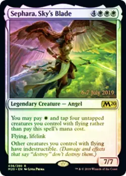 MTG Sephara, Sky's Blade - Foil - Prerelease Promo, Prerelease & Release Promos, - Image 1