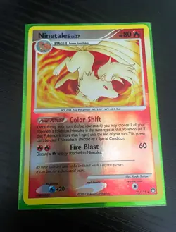 Pokemon TCG Ninetales 32/123 Mysterious Treasures Reverse Holo Rare 80 HP - Image 1