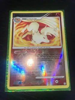 Pokemon TCG Ninetales 32/123 Mysterious Treasures Reverse Holo Rare 80 HP - Image 2