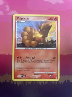 Pokemon Card Vulpix Mysterious Treasures Common 107/123 Near Mint - Image 1