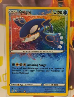 Pokemon TCG Kyogre Shining Fates Holo Card 021/072 Amazing Rare, Near Mint - Image 1