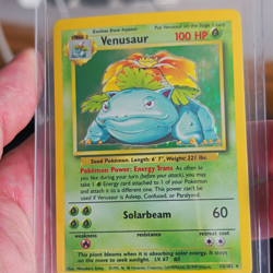 Pokemon TCG Venusaur Base Set Holo Rare 15/102 1999 English 100 HP Stage 2 - Image 1