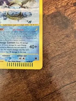 Nintendo Pokemon TCG Blastoise Expedition Base Set Holo Rare 4/165 2002 Eng 100 - Image 5