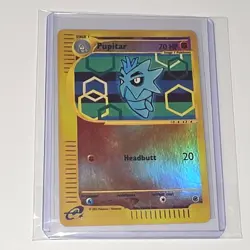 Pokemon Pupitar 90/165 Reverse Holo Expedition Base Set 2002 e-Reader Card - Image 1