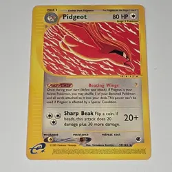 Pokemon Pidgeot 59/165 Expedition Base Set 2002 Rare Non-Holo e-Reader Card - Image 3