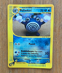 Pokemon TCG Poliwhirl 89/165 Expedition Base Set 2002 English NM Reverse Holo - Image 1