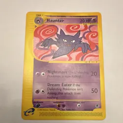 Pokemon TCG Haunter 080/165 Expedition Base Set Regular Uncommon 70 HP EN 2002 - Image 3