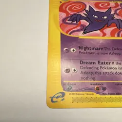 Pokemon TCG Haunter 080/165 Expedition Base Set Regular Uncommon 70 HP EN 2002 - Image 4