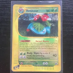 Pokemon TCG Venusaur 68/165 Expedition Holo Rare English 2002 100HP - Image 1