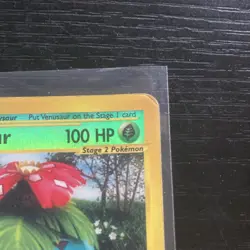 Pokemon TCG Venusaur 68/165 Expedition Holo Rare English 2002 100HP - Image 2
