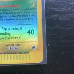 Pokemon TCG Venusaur 68/165 Expedition Holo Rare English 2002 100HP - Image 5