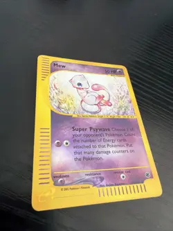 Pokemon Mew 19/165 Expedition Reverse Holo Rare E-Reader WOTC 2002 EX/LP - Image 3