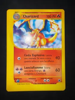 Pokemon Expedition Base Set Charizard 39/165 Rara Non Holo NM ITA - Image 1