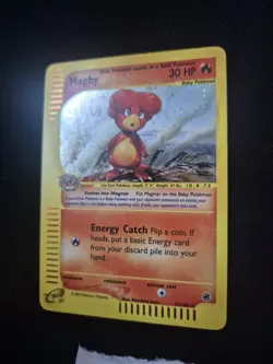 Magby Holo Rare 17/165 E-Series Expedition Base Set WOTC Vintage Pokemon - NM 🔥 - Image 4