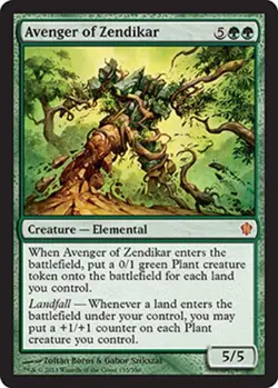 Avenger of Zendikar NM, English MTG Commander 2013 - Image 1