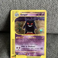 Pokemon Expedition Base Set Gengar Holo Rare 013/165 English 2002 WOTC EX/NM - Image 2