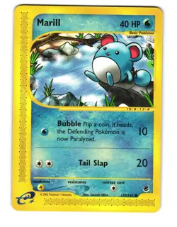 MARILL 120/165 COMMON EXPEDITION BASE SET POKEMON LP 2002 - Image 2