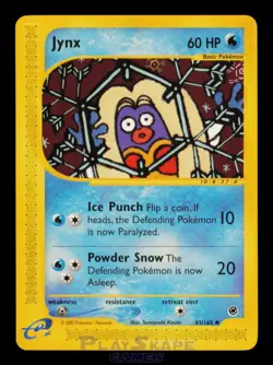 Pokemon Card Jynx 83/165 Expedition Base Set Uncommon LP 2002 - Image 1