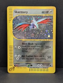 Skarmory 027/165 Expedition Base Set Holo Rare Pokemon TCG Nintendo MP - Image 1