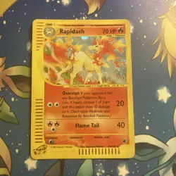 Rapidash Holo Rare 26/165 Expedition Base Set WOTC Vintage Pokemon - Image 1