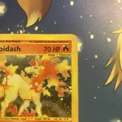 Rapidash Holo Rare 26/165 Expedition Base Set WOTC Vintage Pokemon - Image 4