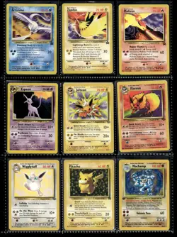 Vtg Pokemon Card Collection Lot Base Set Promo Binder Holo Bundle WOTC - Image 1