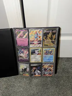 Pokemon Cards Binder Collection Lot of 90 Cards - Image 1