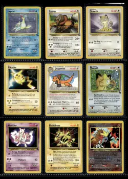 Vtg Pokemon Card Lot WOTC Set Movie Promo Stamped Binder Collection - Image 1