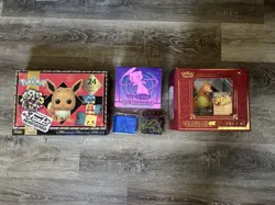 Pokemon Collection Lot ETB Charizard Premium Binder Tins Funko 60+ Hits - Image 1