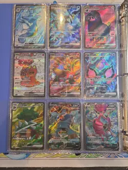 180 Pokemon Card Lot V VMAX EX Full Art Holo Rare AR SR Binder Collection - Image 4