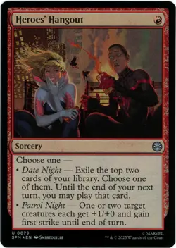 Heroes' Hangout (Foil) - 0079 - Marvel's Spider-Man - MTG - Ships Now - English - Image 1