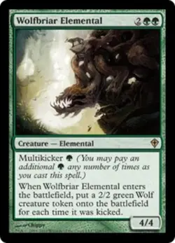 Wolfbriar Elemental NM, English MTG Worldwake - Image 1