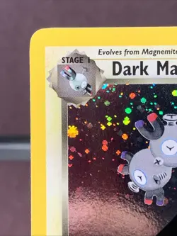 Pokemon TCG 1st Edition Dark Magneton 11/82 Team Rocket Holo VTG WOTC NM- Swirl - Image 2
