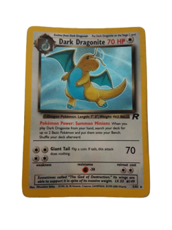 Rare Dark Dragonite Pokemon Card Team Rocket 5/82 Holofoil - Image 1