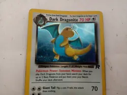 Rare Dark Dragonite Pokemon Card Team Rocket 5/82 Holofoil - Image 2