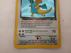 Rare Dark Dragonite Pokemon Card Team Rocket 5/82 Holofoil - Image 3