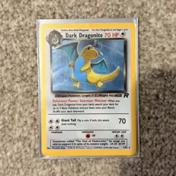 Wizards of the Coast Pokemon TCG Dark Dragonite 5/82 Holo Rare Team Rocket 2000 - Image 1